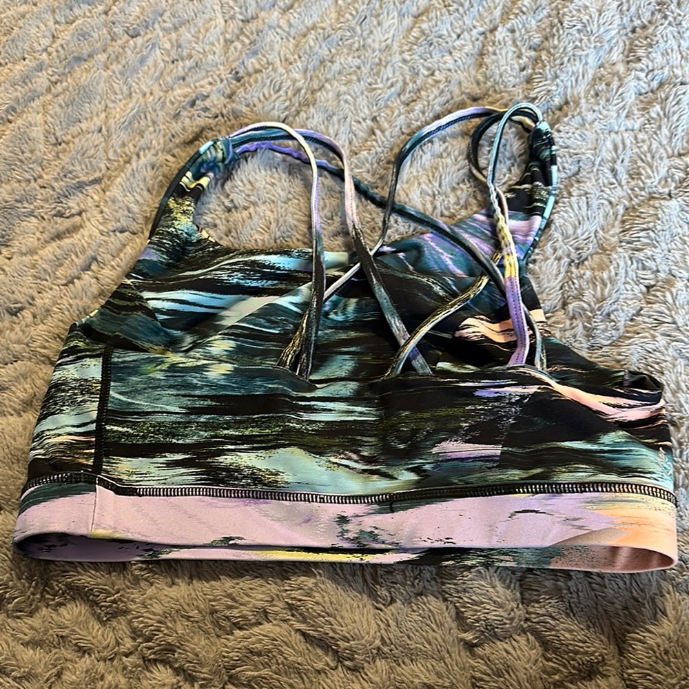Torrid Colorful Abstract Sports Bra - Picture 2 of 3